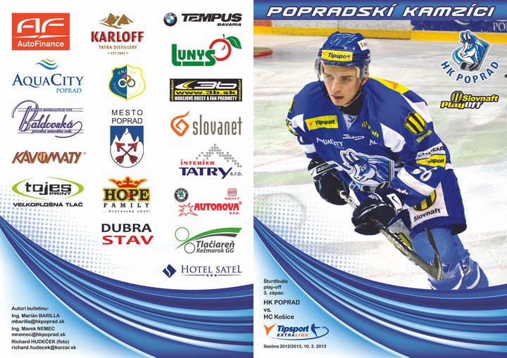Popradskí kamzíci - HC Košice 3. zápas play-off